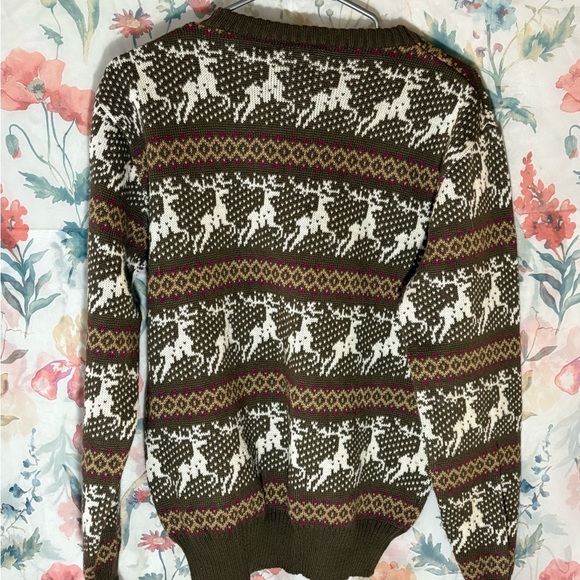 Vintage Men’s Life Trends Reindeer Sweater Size M - Picture 6 of 9